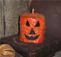 Pumpkin Candle - 3 x 3-