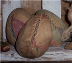 Aged Quilted Eggs-
