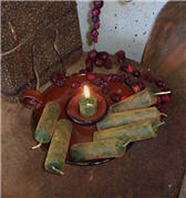 Bayberry Candle Stubs set/6-Bayberry, stub, stubs, candle