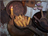 Beeswax Stubs set/6-beeswax, candle, stub, stubs