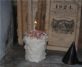 Birthday Cake Votive Candles-
