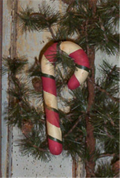 Candy Cane - Red, White and Green-