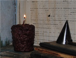 Hot Cinnamon Pan Candy Votive Candles-