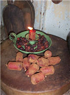 Cranberry Plum Nubbies set/12-cranberry, plum, nubbies, candles