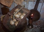 Aged Cream Mache' Eggs-cream, eggs, egg, mache