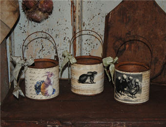 Assorted Farm Pails - SMALL-