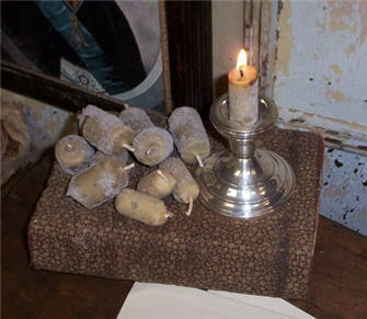 Faux Tallow  Nubbies set/12-candle, nubbies, nub, ash, clove