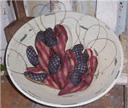 Flag Heart Ornaments-