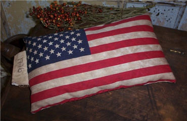 Flag Pillow - 1776-flag, american, pillow, buckwheat
