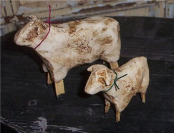 German Style Sheep-sheep, christmas, clay, spring, easter