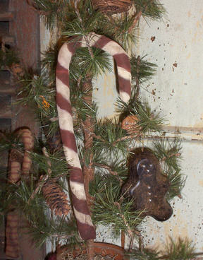 Painted Candy Cane-