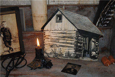 Log Cabin Cupboard Board-cupboard, log cabin