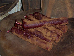Lumpy Cranberry Tapers-