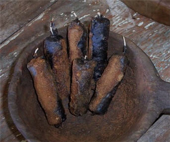 Pitch Stubs set/6-pitch, hearth, stub, candle
