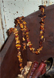Pumpkin Chunk Garland-pumpkin, chunk, spice, blend, cord, garland