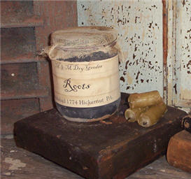Faux Tallow/Ash  Roots Jar-