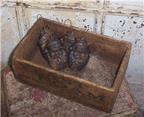 Santa Head Ornies-