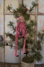 Skinny Santa Candy Bag Ornament-