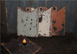 Small Winged Candle Paddles Assorted Colors 2-