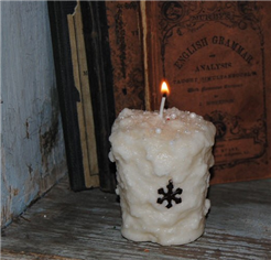 Snowflake Votive Candles-