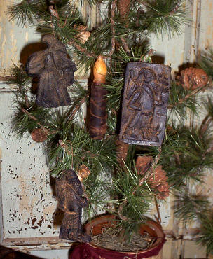 Springerle Mold Santas-