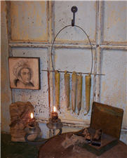 Faux Tallow Candle Rod-