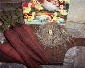 Wool Felt Carrots - Large 16"-