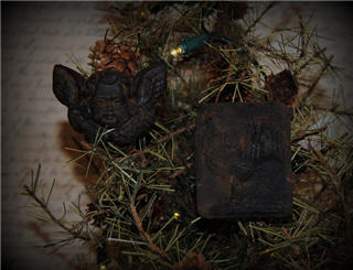 Springerle Angel and Rooster Ornament