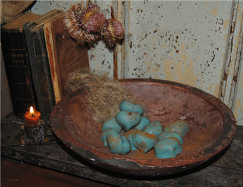Blue Willow Heart Melts Set/12