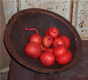 Pear Gourds - Red - Asst. Sizes